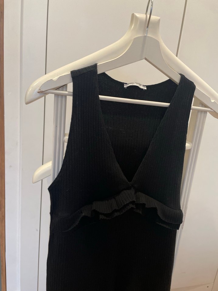 Siyah Pilili Kadın Tulum - Görsel 3