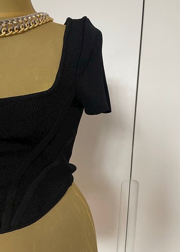 Siyah Mini Bustiyer - Görsel 3