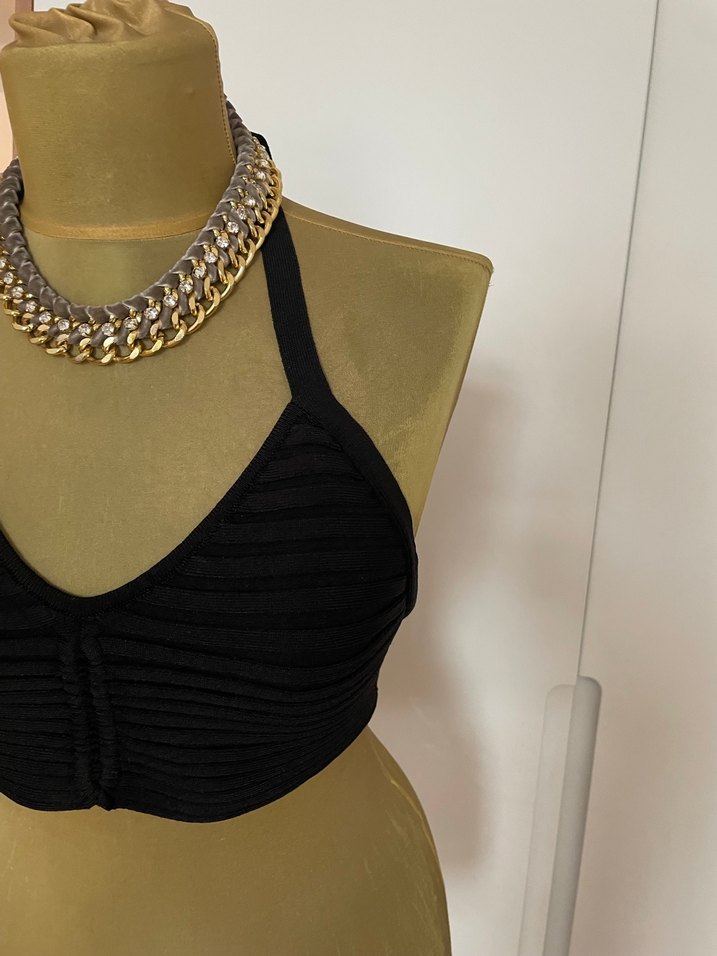 Siyah Mini Bustiyer - Görsel 4