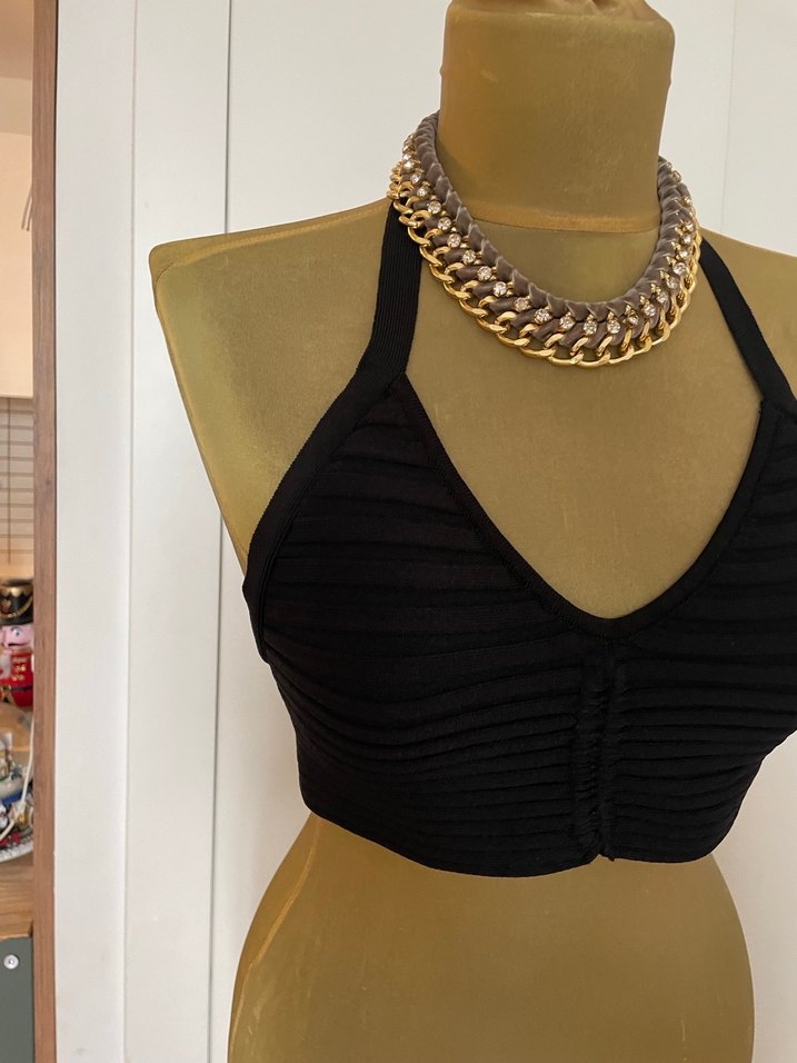 Siyah Mini Bustiyer - Görsel 3