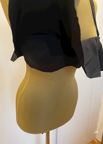 Siyah Fırfırlı Strappy bikini - Görsel 3