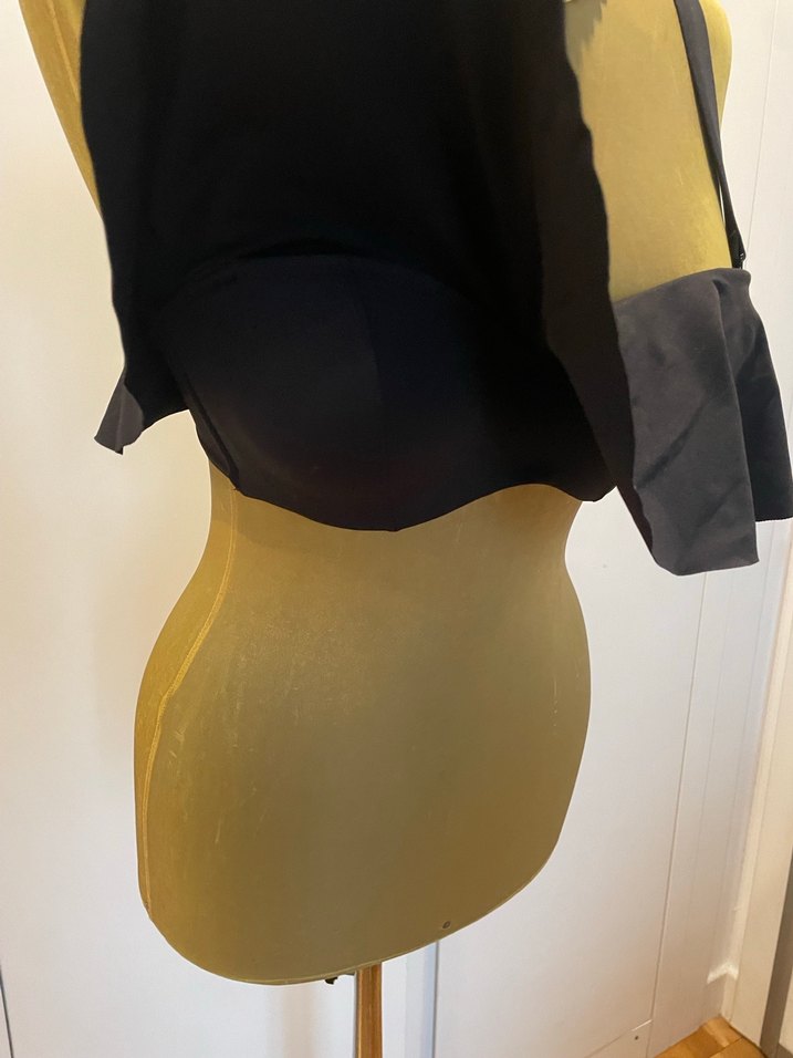 Siyah Fırfırlı Strappy bikini - Görsel 3