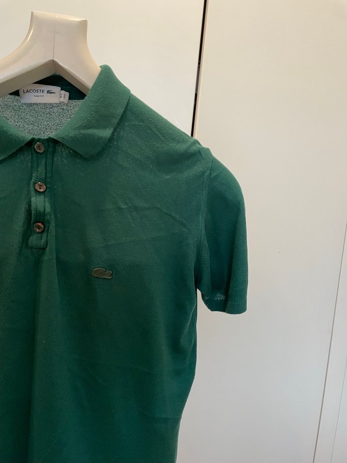 Yeşil Kısa Kollu Polo Tişört - Görsel 4