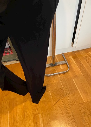 Siyah İnce Askılı Uzun Kadın Tulum - Görsel 5