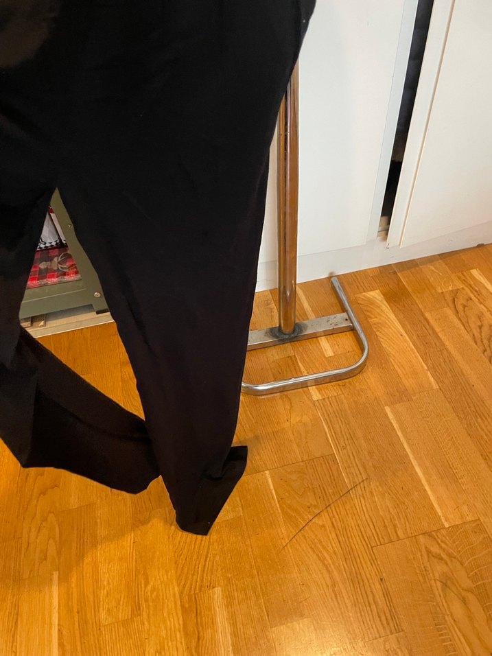 Siyah İnce Askılı Uzun Kadın Tulum - Görsel 5