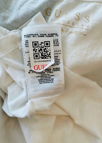 s Beden Guess baskılı Tişört