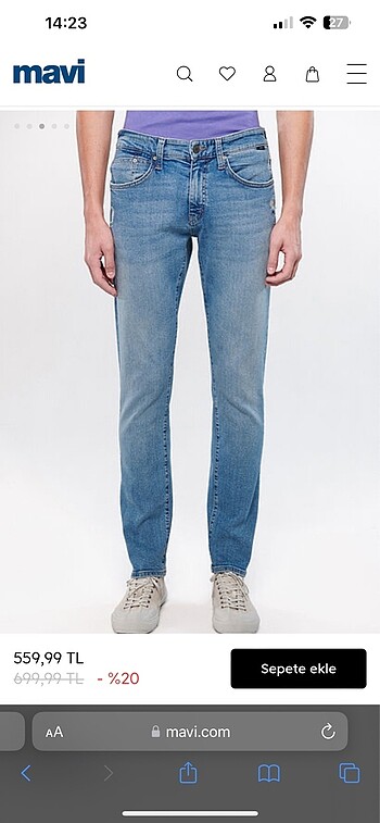 Mavi Jeans Mavi erkek jean