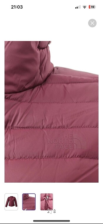 North Face Orjinal kullanılmamış mont