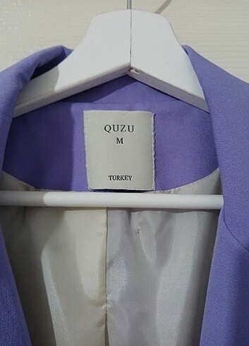 m Beden Quzu Mor Blazer Ceket