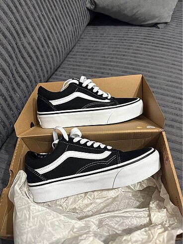 36 Beden siyah Renk VANS AYAKKABI
