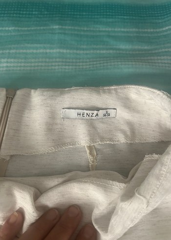 36 Beden beyaz Renk Beyaz Uzun Keten Kadın Etek