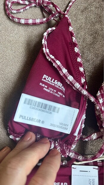 s Beden bordo Renk Bikini takım