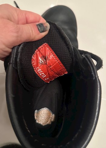 Siyah Deri Bağcıklı Erkek Bot - Görsel 7