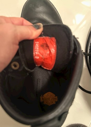 Siyah Deri Bağcıklı Erkek Bot - Görsel 6