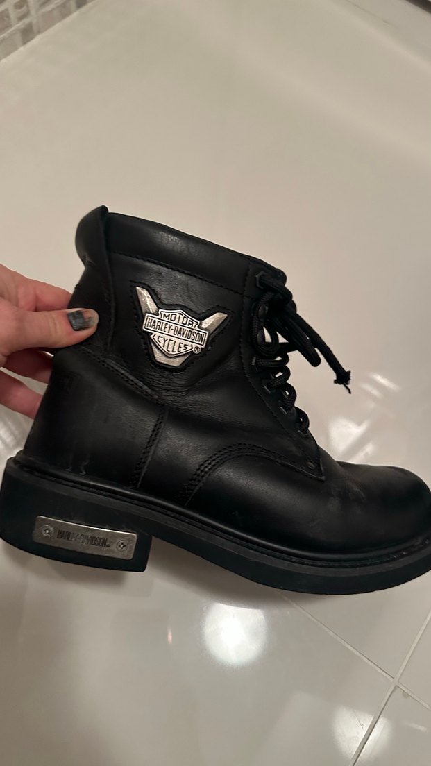 Siyah Deri Bağcıklı Erkek Bot - Görsel 3