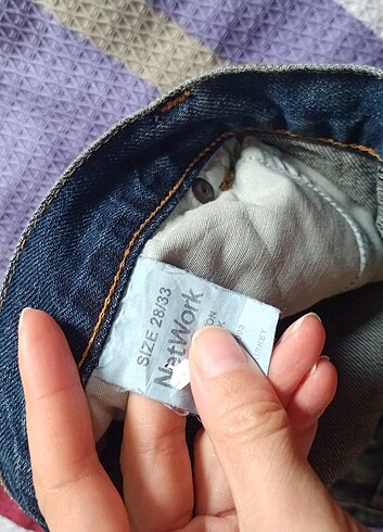28 Beden lacivert Renk Network Jean 