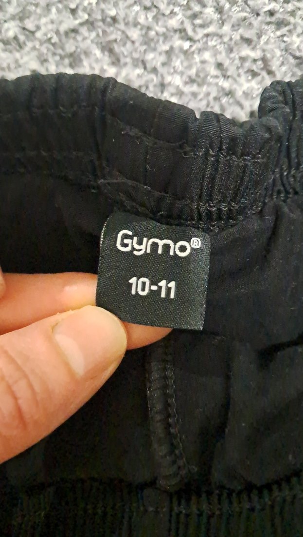 Siyah Mini Spor Şort Elastik Bel - Görsel 3