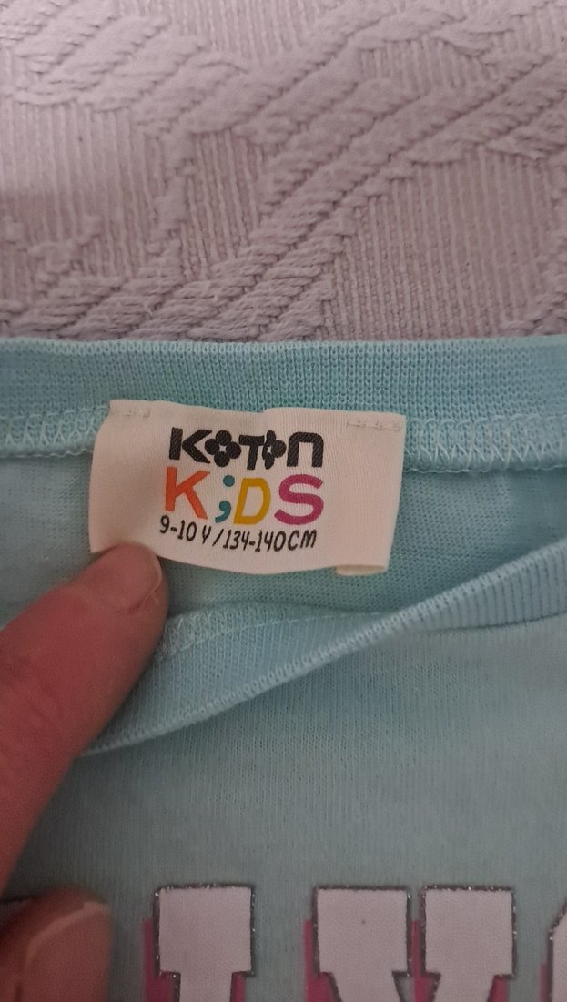 Turkuaz Baskılı Erkek Çocuk Tişört - Görsel 2