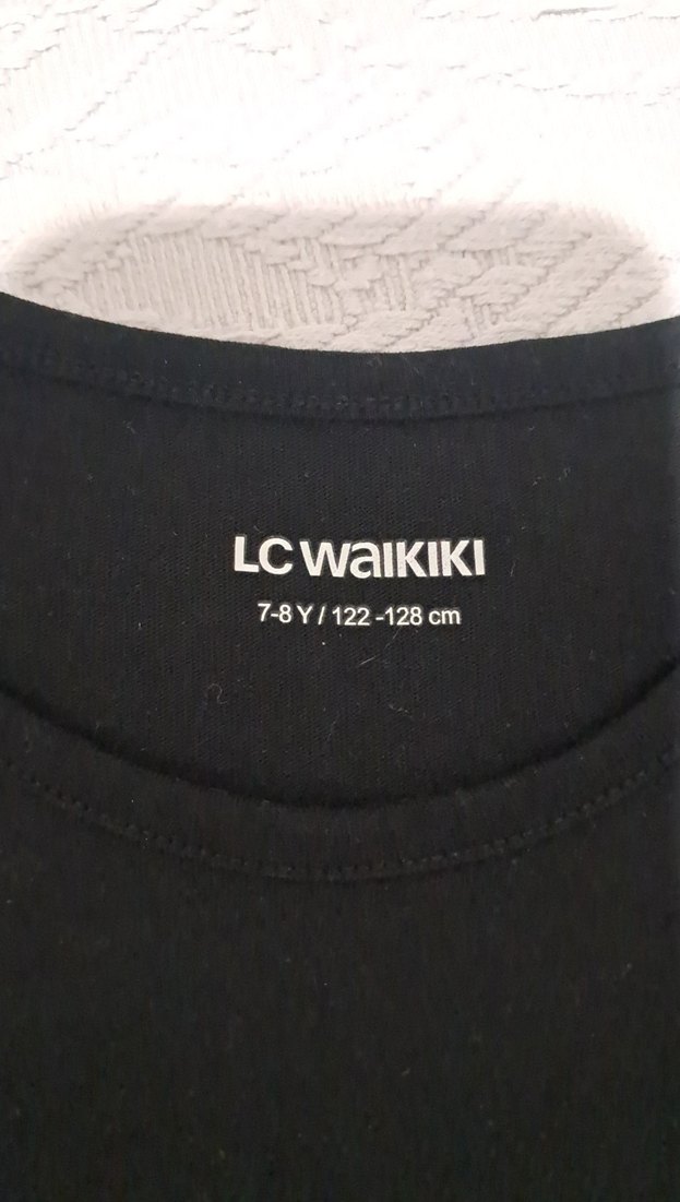 Siyah California Baskılı Kısa Kollu Tişört - Görsel 2