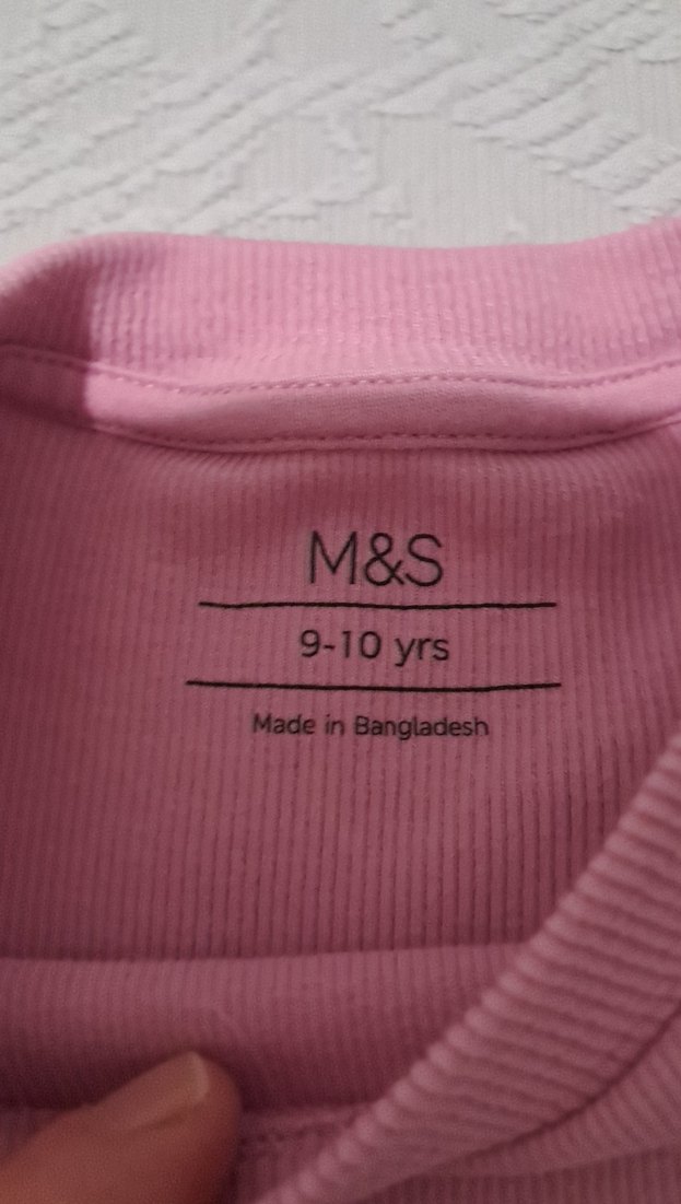 Kız Çocuk Gri Kısa Kollu Pamuklu Tişört - Görsel 3