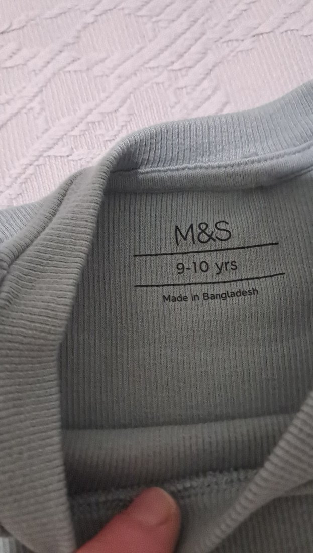 Kız Çocuk Gri Kısa Kollu Pamuklu Tişört - Görsel 4