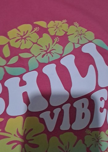 Pembe Baskılı Kız Tişörtü - Görsel 3