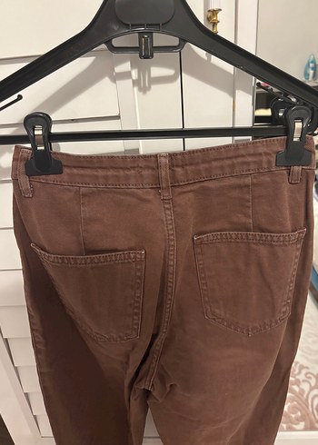 Trendyol & Milla Kahverengi Regular Fit Kadın Kot Pantolon