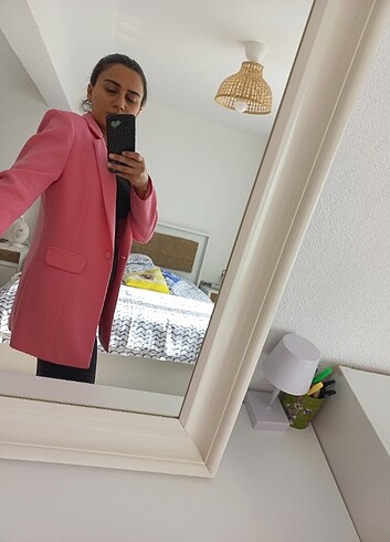 Pembe blazer