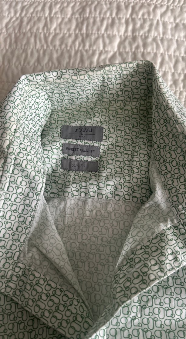 Gri Keten Kumaşlı Uzun Kollu Erkek Gömlek - Görsel 2