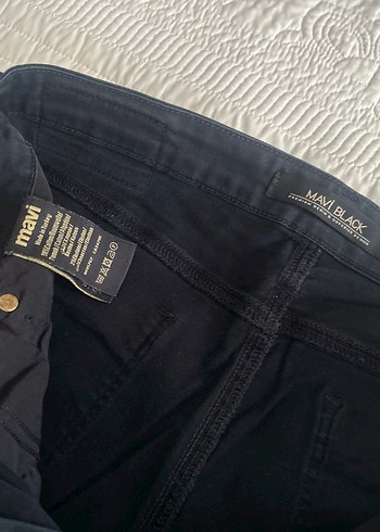 Erkek Siyah Kemerli Normal Kesim Denim Pantolon - Görsel 2