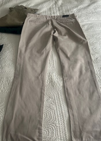 Bej Regular Fit Keten Erkek Pantolon - Görsel 3