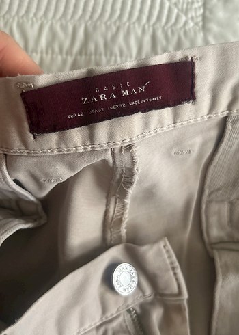 Bej Regular Fit Keten Erkek Pantolon - Görsel 2