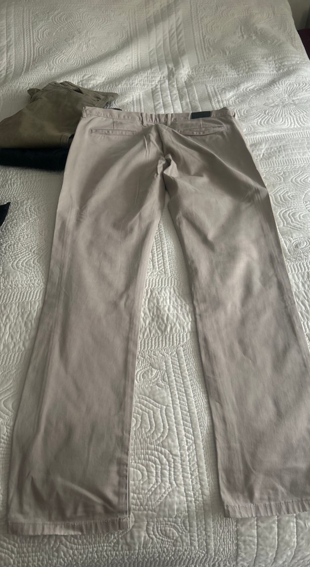 Bej Regular Fit Keten Erkek Pantolon - Görsel 3