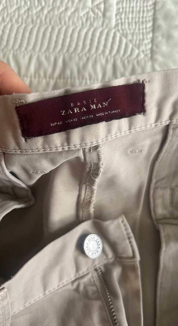 Bej Regular Fit Keten Erkek Pantolon - Görsel 2