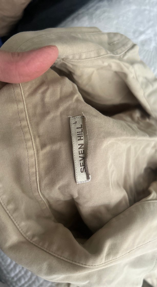 Bej Kısa Kollu Keten Erkek Gömlek - Görsel 3