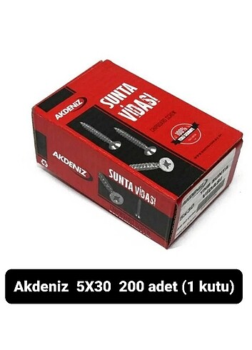  Akdeniz 5x30 200 adet (1 kutu)