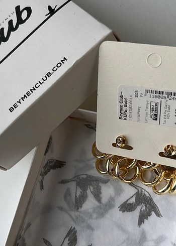 Zincir Detaylı Mini Altın Küpeler - Görsel 2