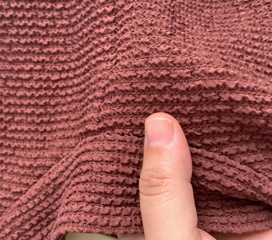 Kadın Kahverengi Uzun Keten Tunik - Görsel 3