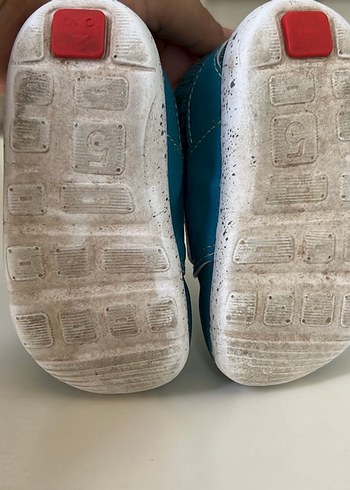 Erkek Bebek İlk Adım Ayakkabısı Turkuaz Cırtlı - Görsel 4