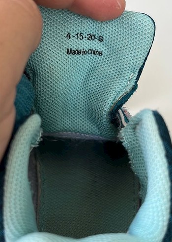 Erkek Bebek İlk Adım Ayakkabısı Turkuaz Cırtlı - Görsel 5