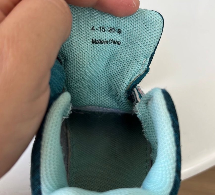 Erkek Bebek İlk Adım Ayakkabısı Turkuaz Cırtlı - Görsel 5