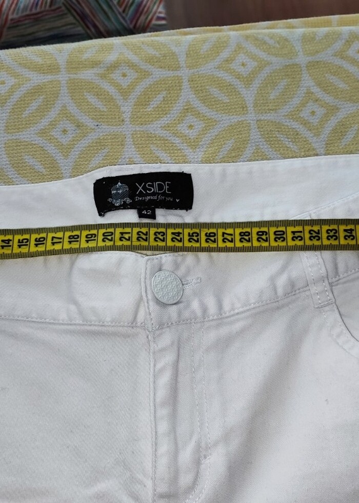 Beyaz şort 42 beden - Görsel 5