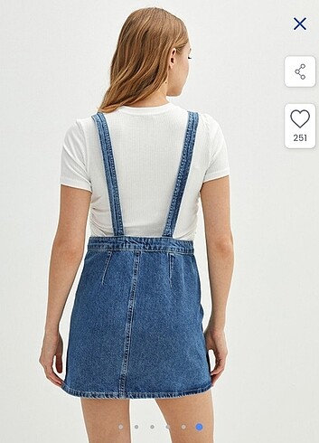 L beden kot elbise - Görsel 7