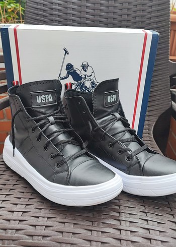 40 Beden siyah Renk U.S. Polo Assn.kadın Siyah Spor Ayakkabı