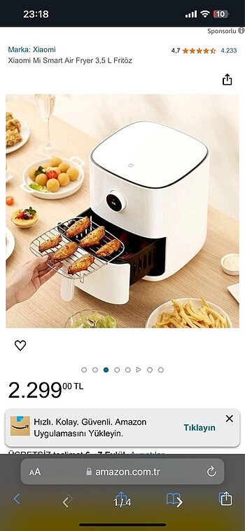 Yemek yapmadıgım icin kullanamadım