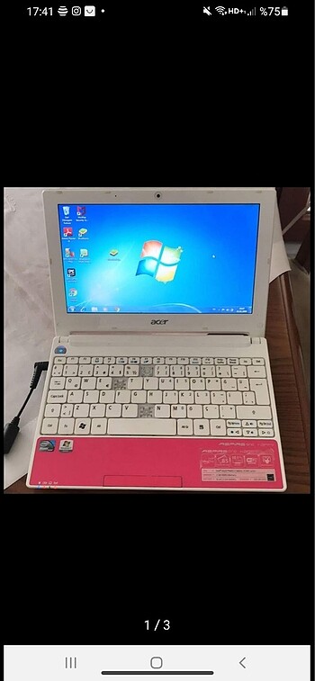 Acer aspire one netbook