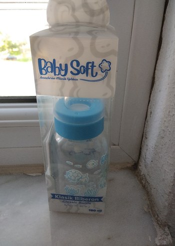 Baby Soft Mavi Bebek Biberonu - Görsel 2