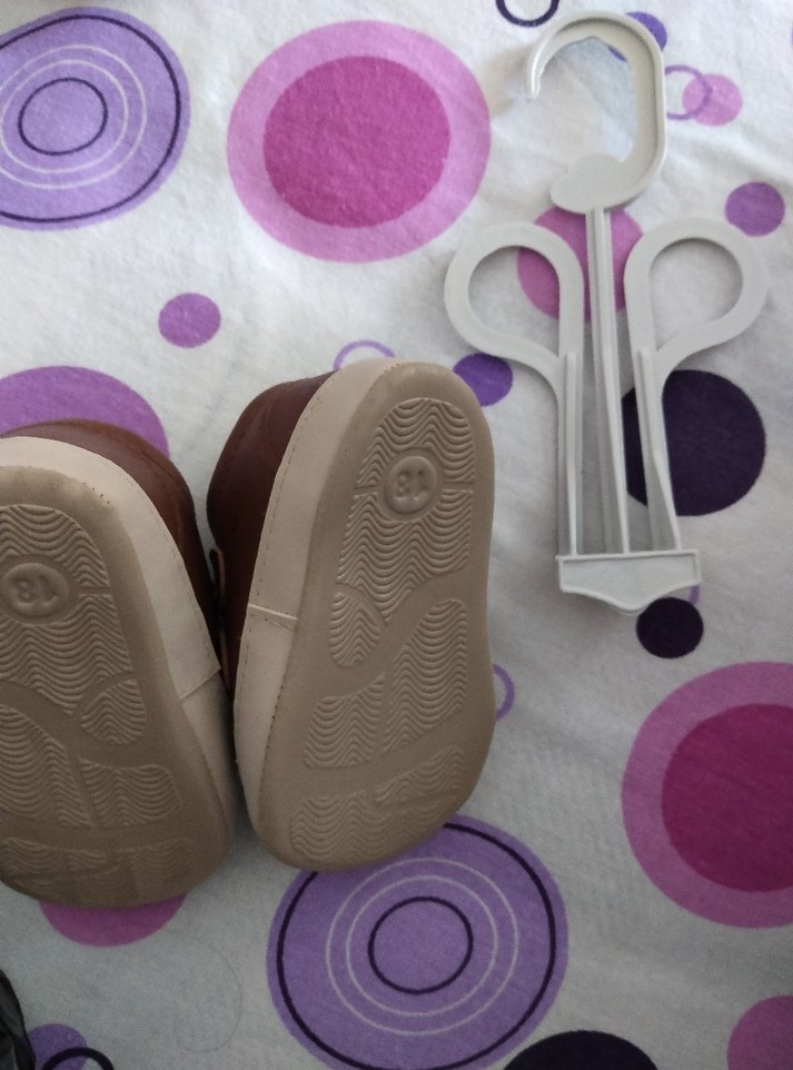 Kahverengi Erkek Bebek İlk Adım Ayakkabısı - Görsel 2