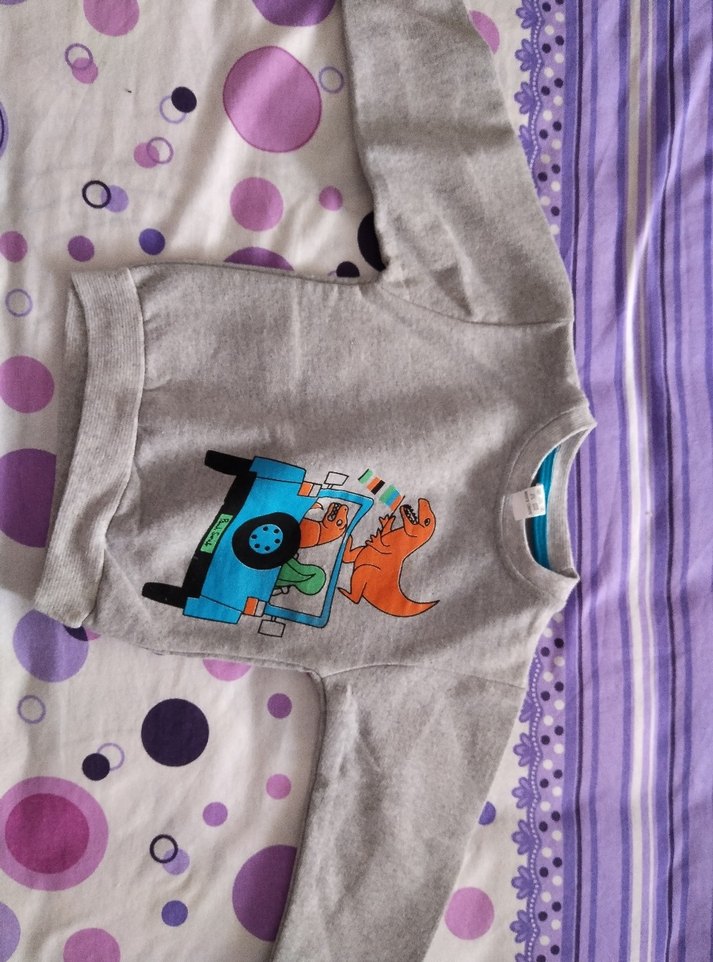 Erkek Çocuk Baskılı Sweatshirt - Görsel 5