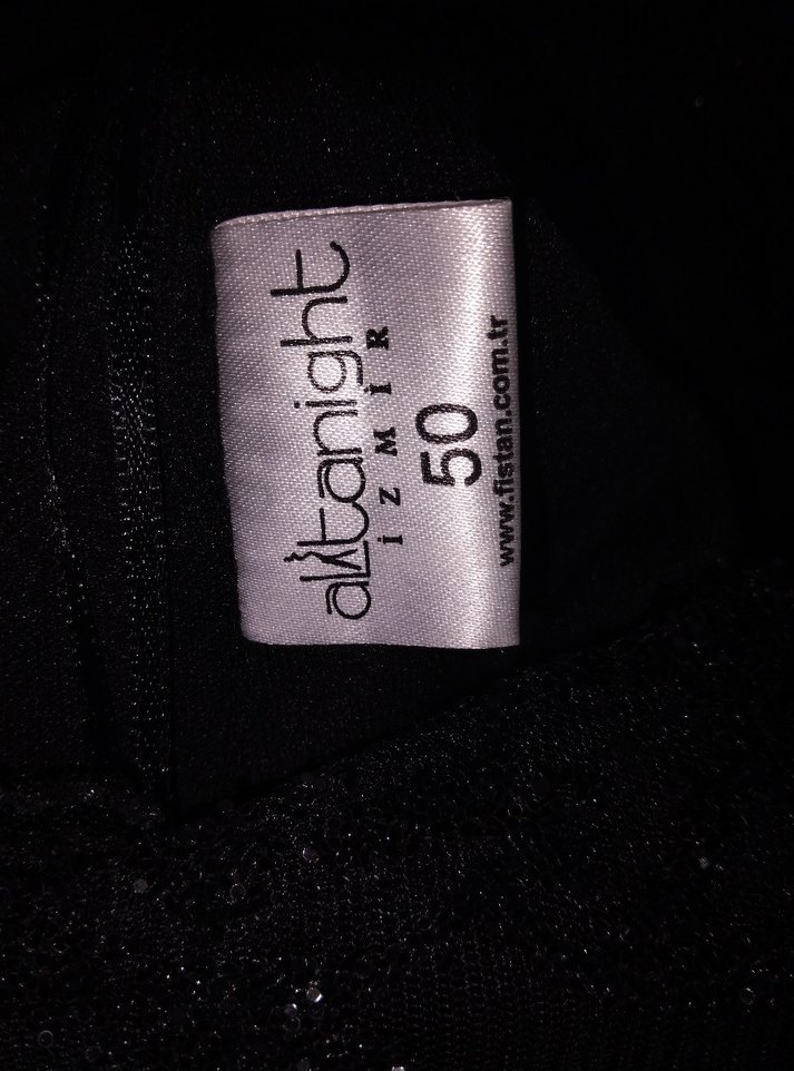 Siyah V Yaka Midi Klasik Gotik Elbise - Görsel 3